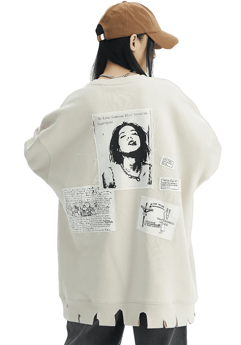 Portrait Patch Sweatshirt