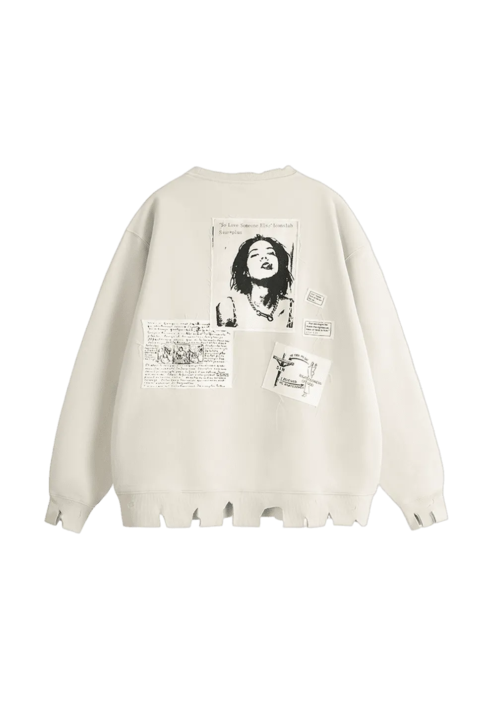 Portrait Patch Sweatshirt