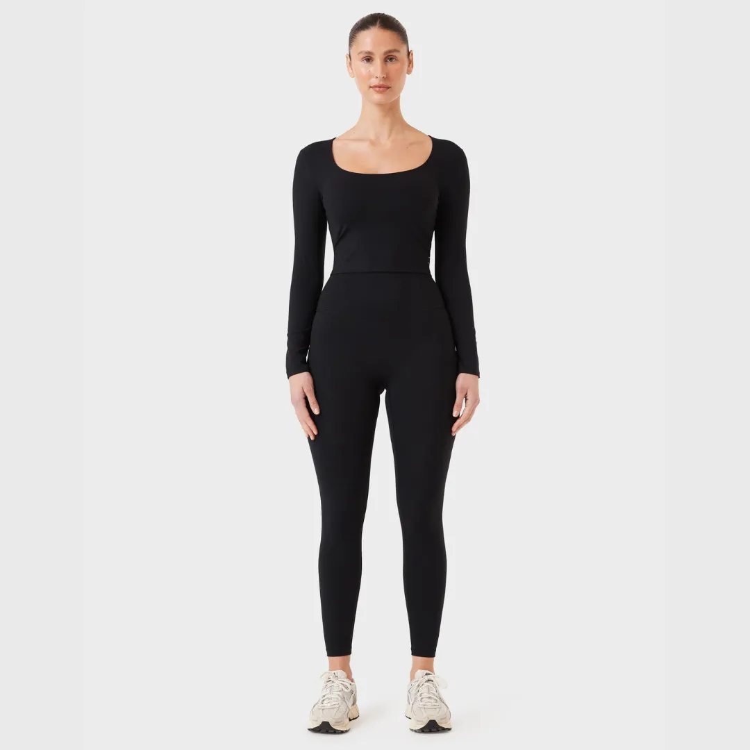 REC GEN - FITform Scoop Long Sleeve Black