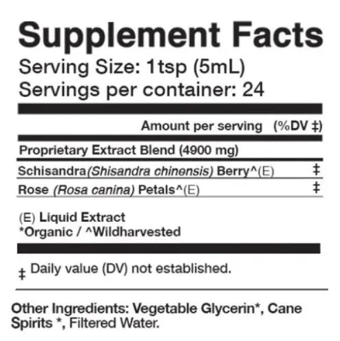 Schisandra Rose Elixir _ Adaptogenic Superberry