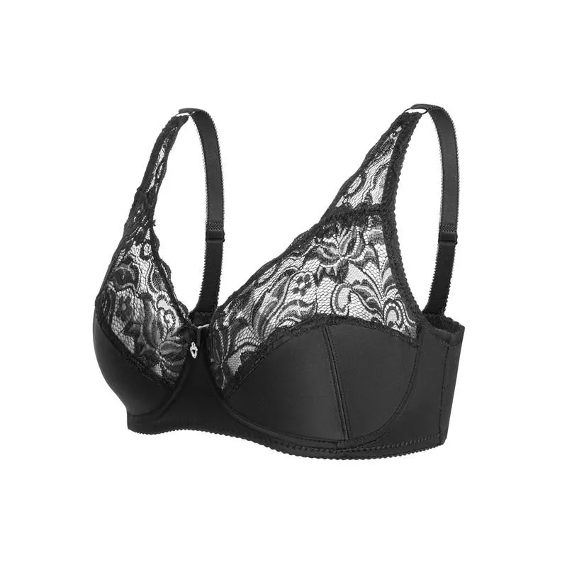 Sexy Lace Bra Women Floral Underwire Bralette Plus Size Lingerie Thin Ladies Intimates Femme Backless Brassiere Push Up Bras