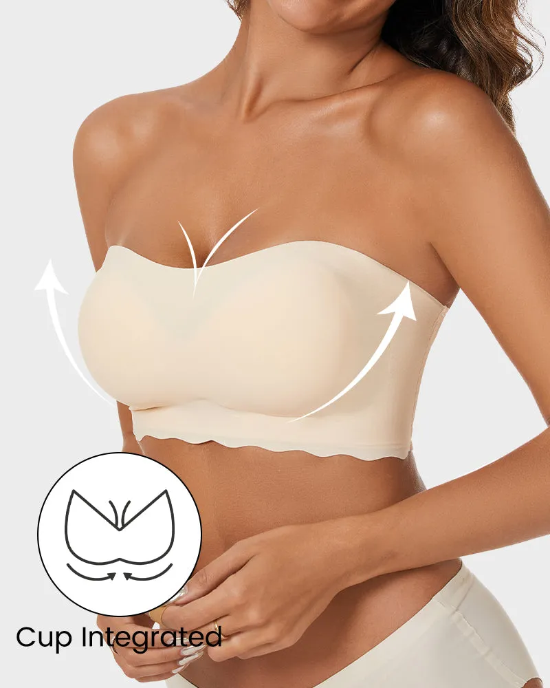 SheCurve® Strapless Invisible Push Up Bra