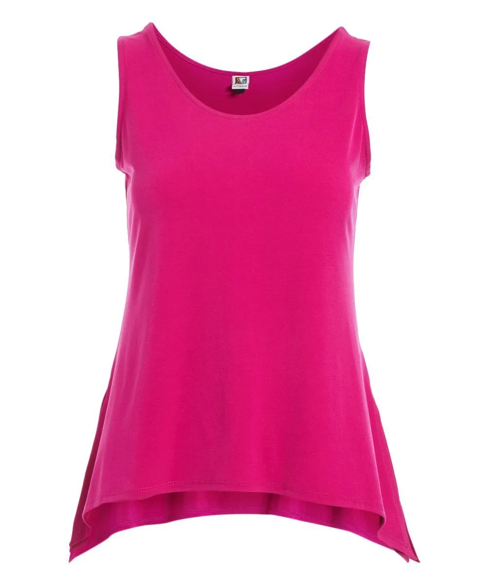 Side Slit Tank  (short) Viva Magenta