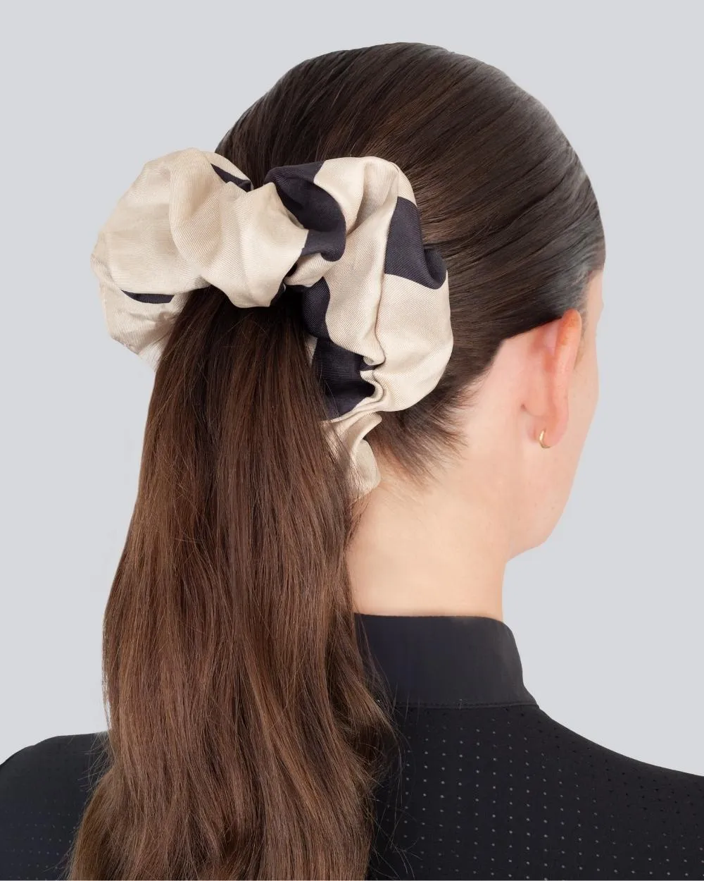 Silk Scrunchie Tan