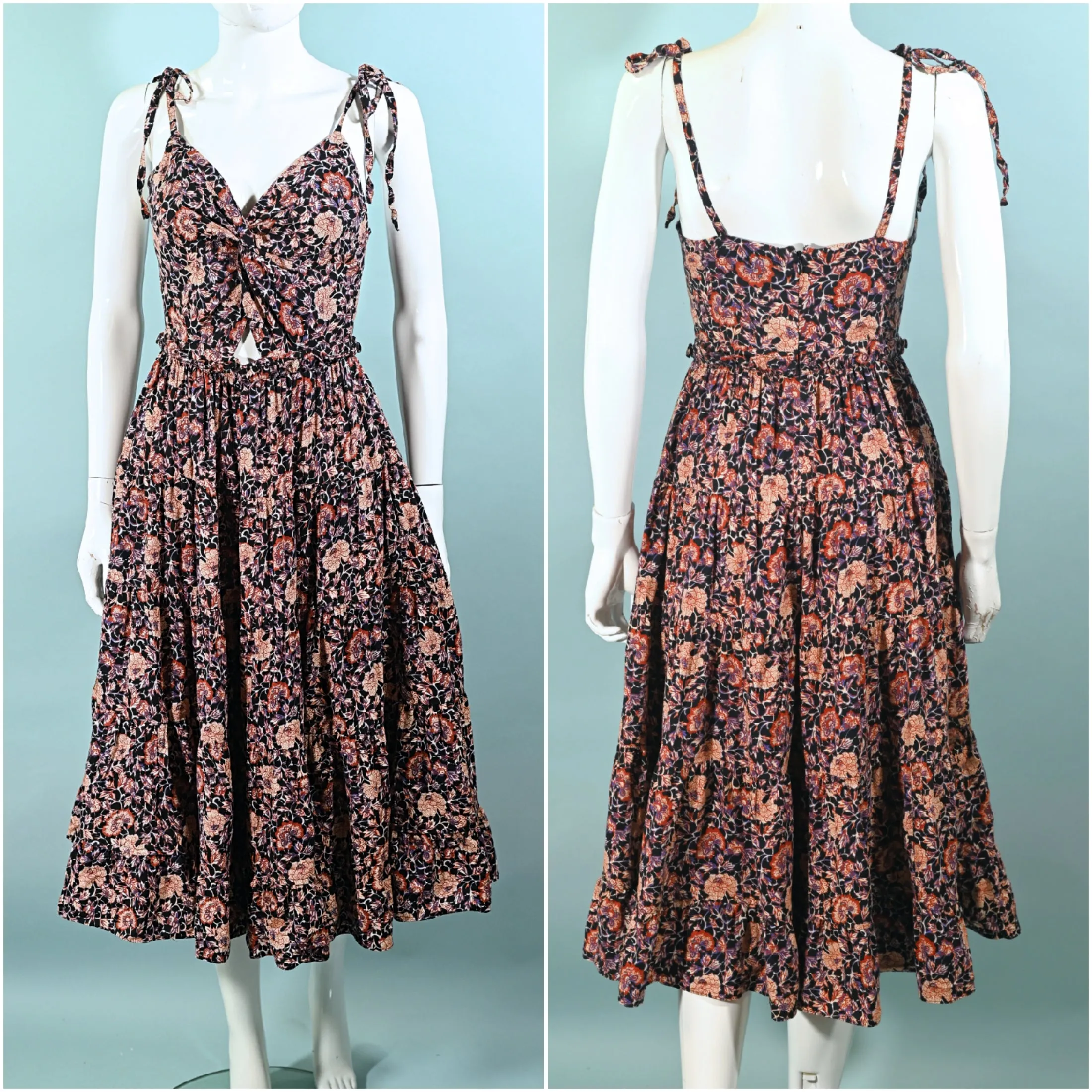 SOLD Pre-Owned Ulla Johnson Summer Dress, Indian Print SZ 0