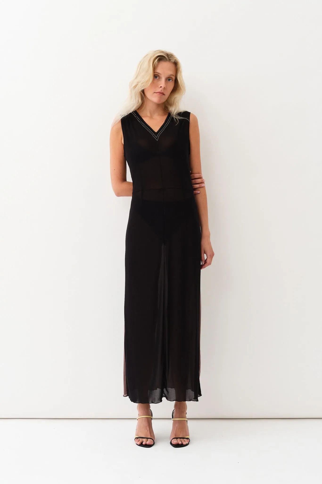 Teget Anka Dress — Noir / Hazel