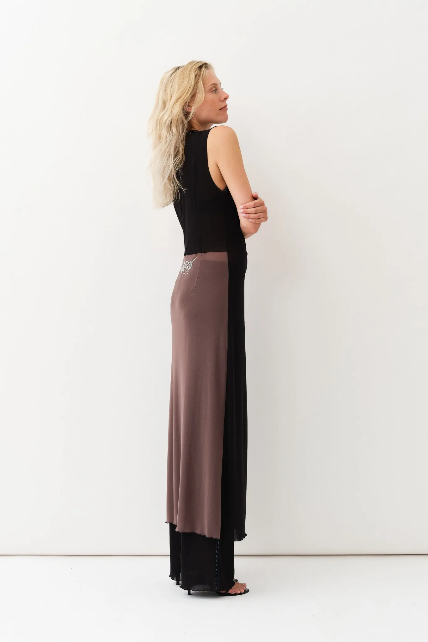 Teget Anka Dress — Noir / Hazel