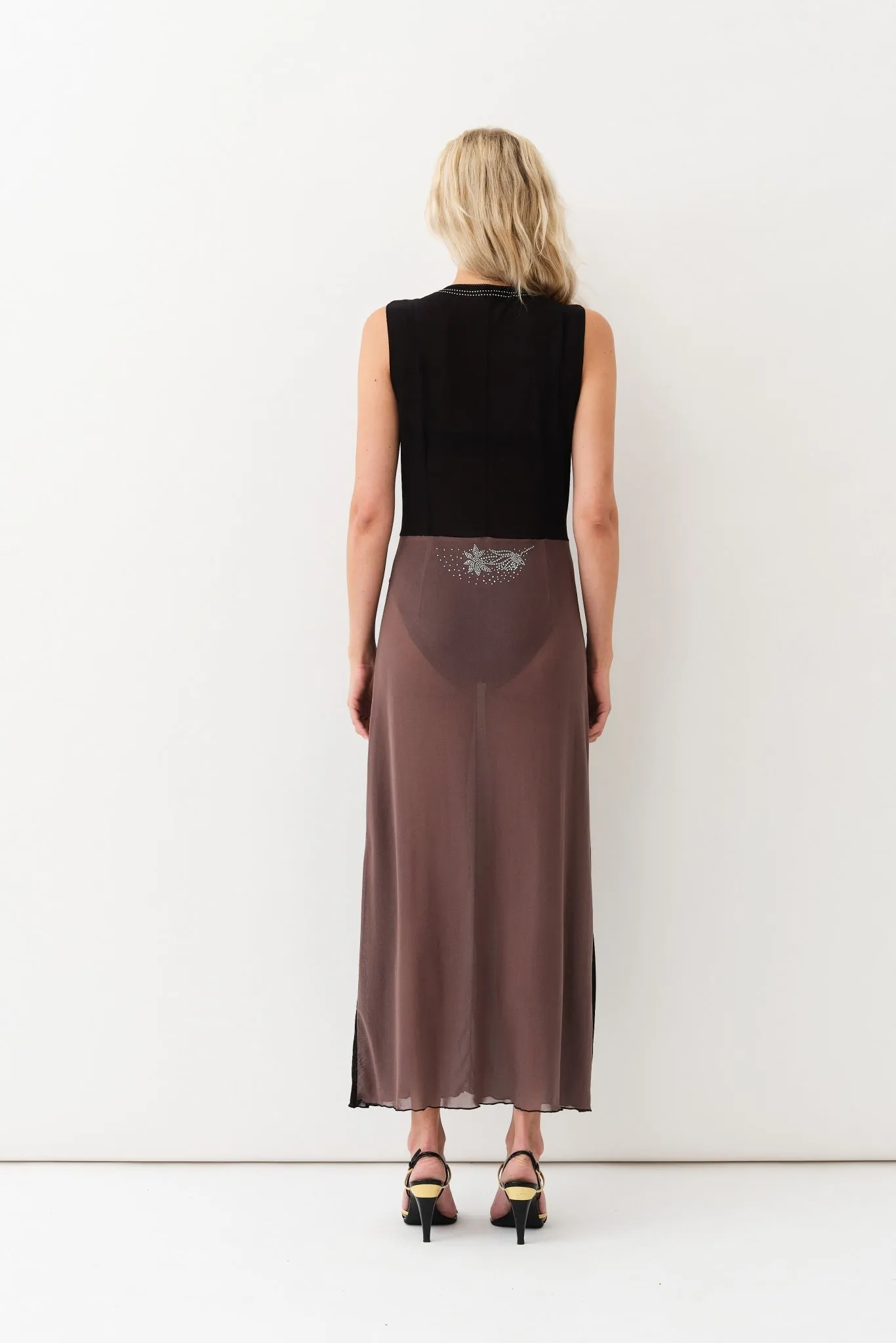 Teget Anka Dress — Noir / Hazel