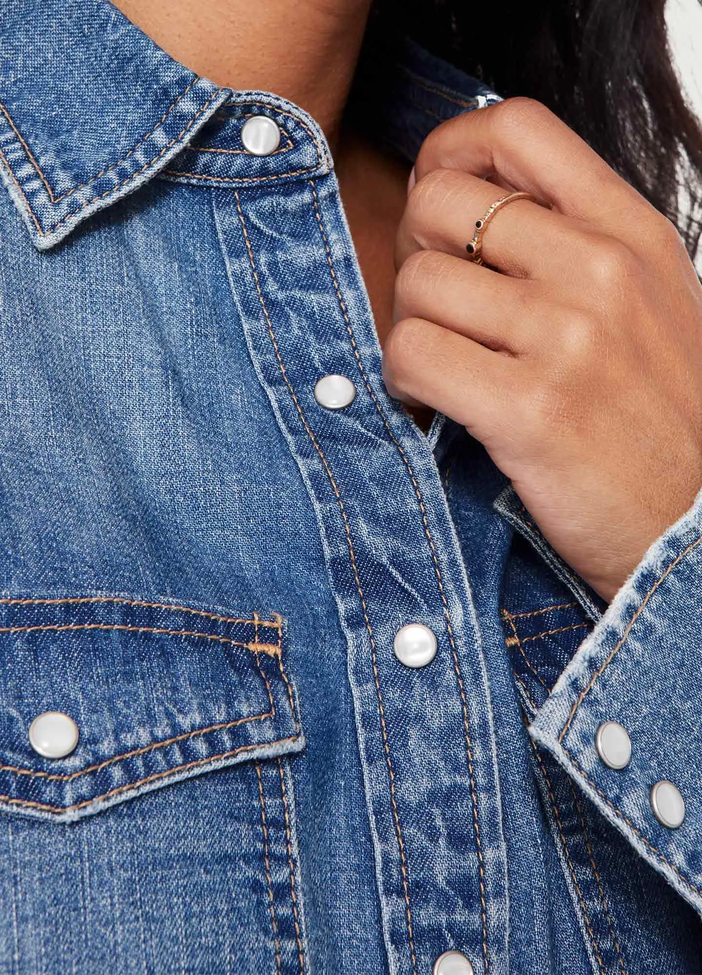 The Denim Maternity Shirt