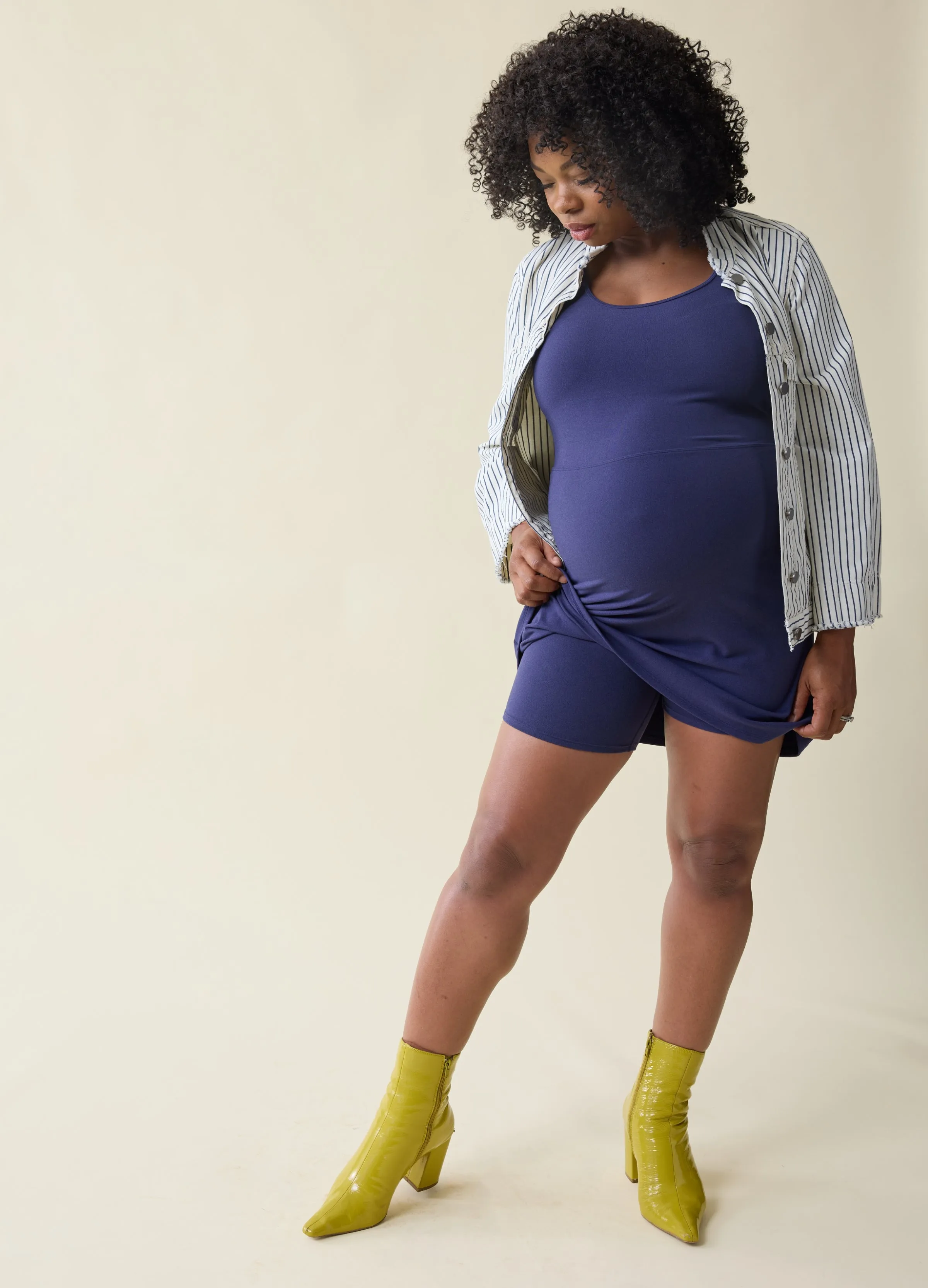 The Double Duty Maternity Active Skort Dress Set