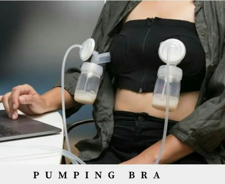 The Hands-Free Pumping Bra / Bustier