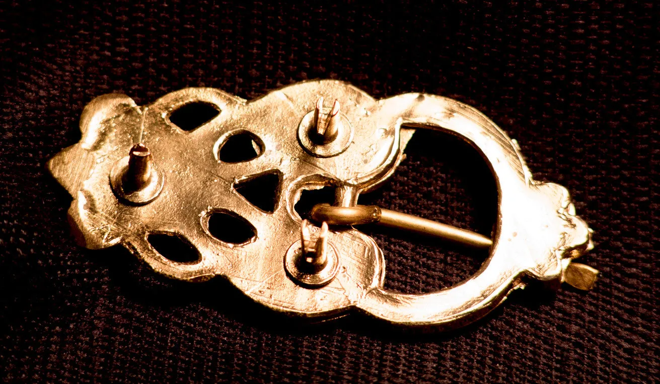 Viking Belt Buckle with Openwork Knots - VB11