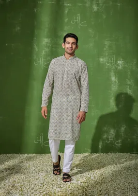 Zaman Cotton Straight Men's Kurta